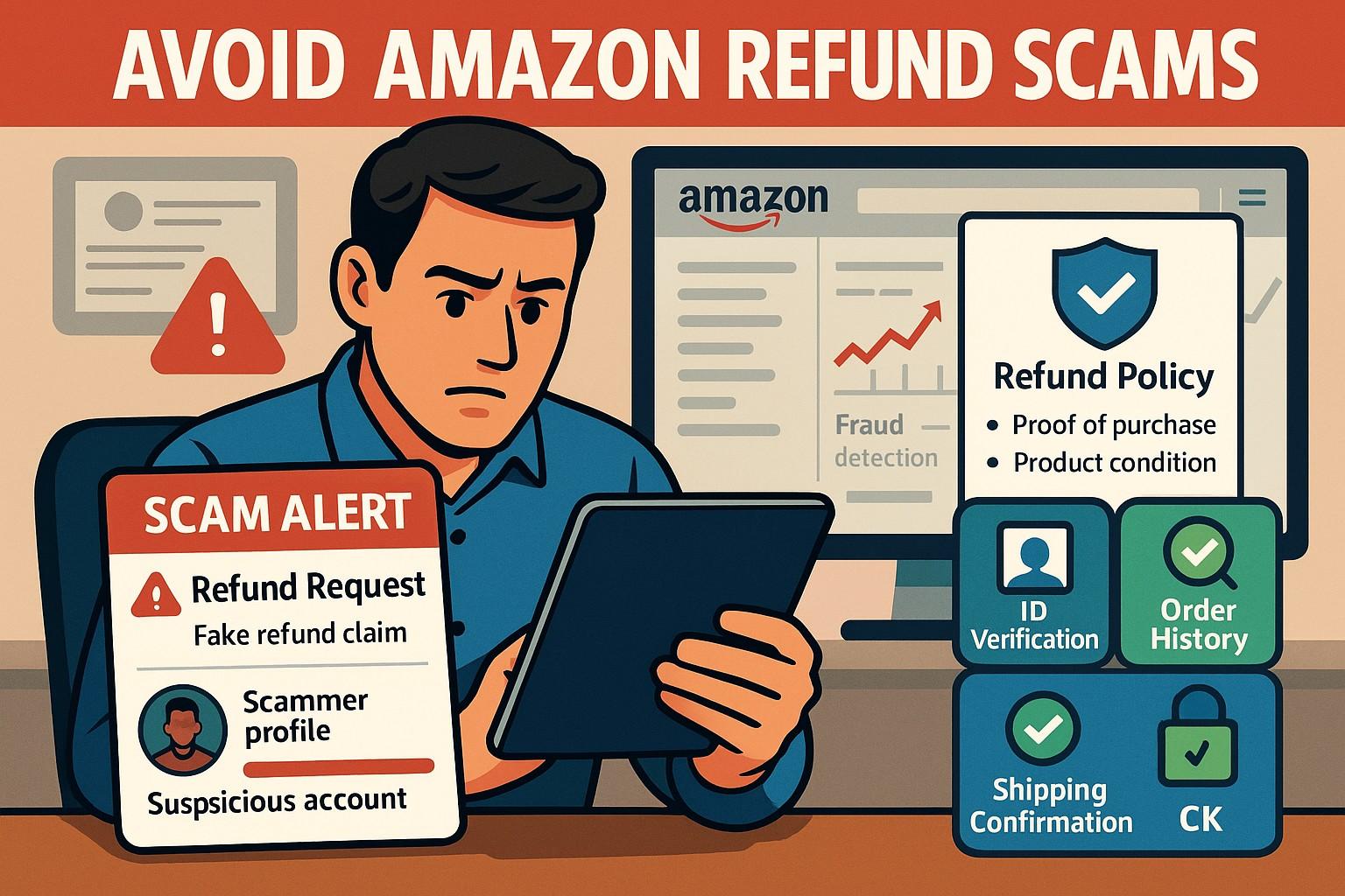 Amazon refund scam prevention," "chargeback prevention tools