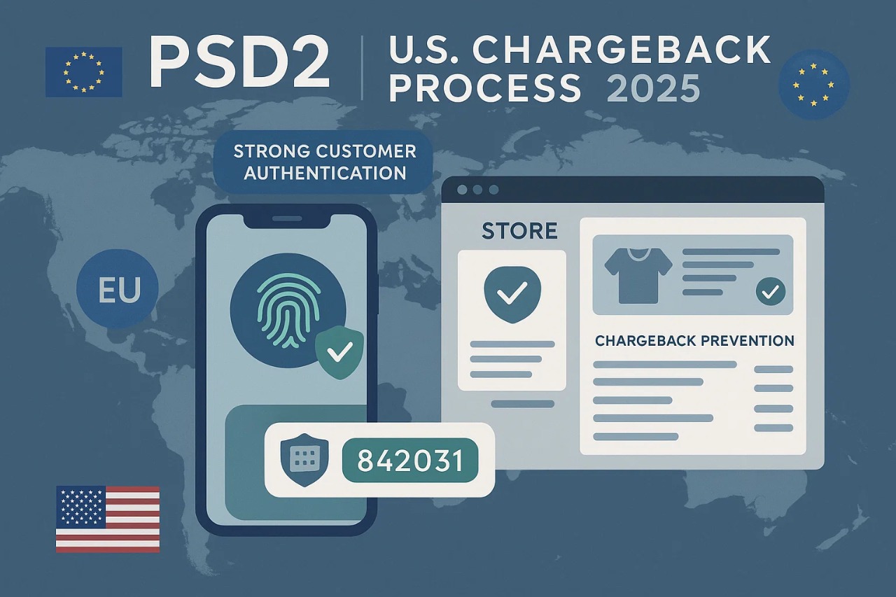 Illustration of global payment compliance under PSD2