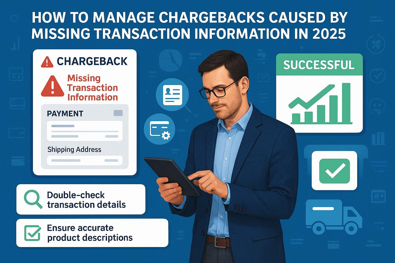 How to Manage Chargebacks Caused by Missing Transaction Information