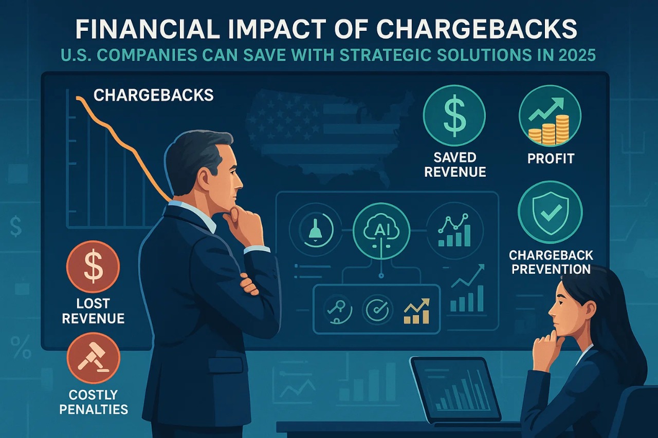 Merchant reviewing chargeback reports in 2025
