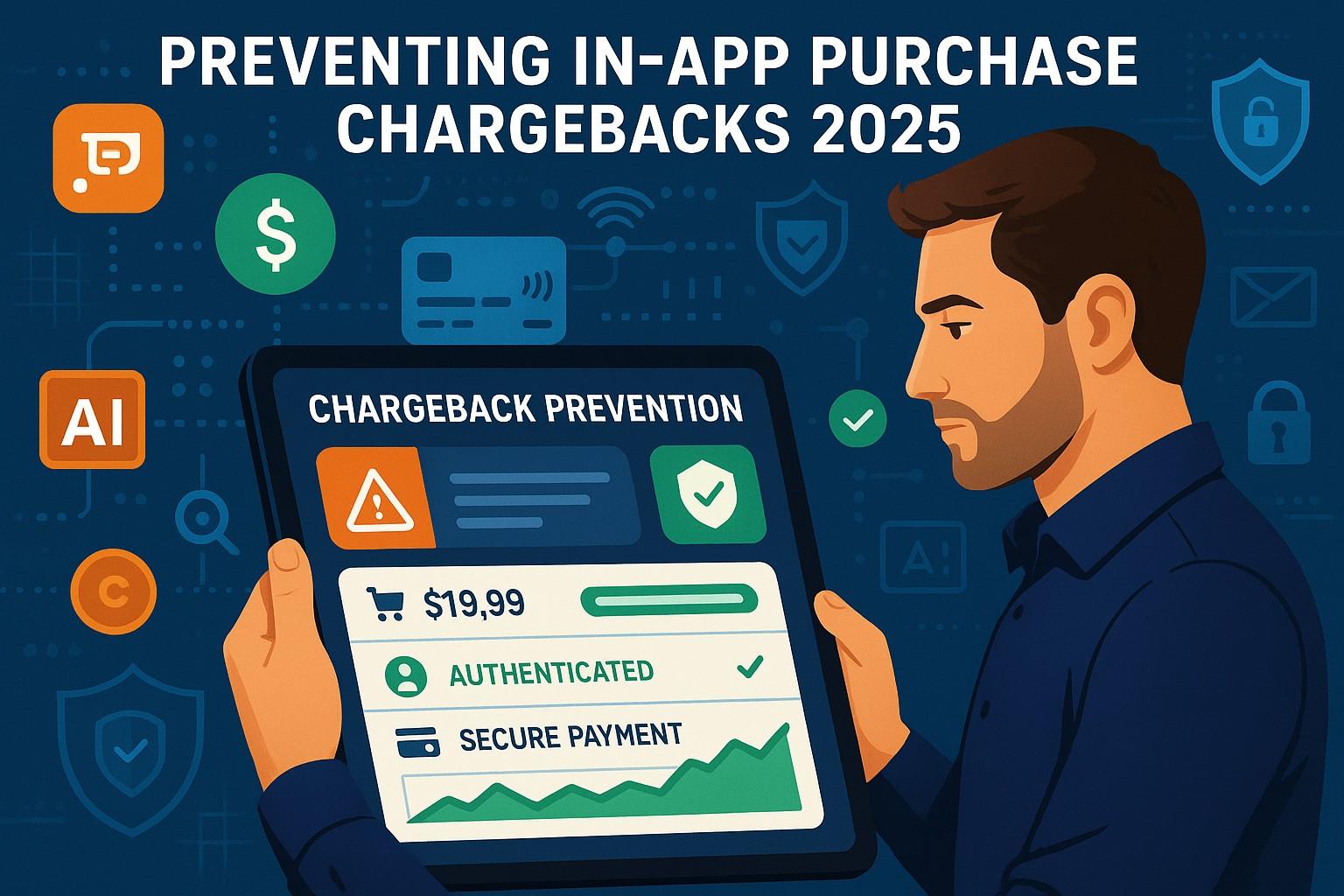 User confirming in-app purchase with two-step authentication
