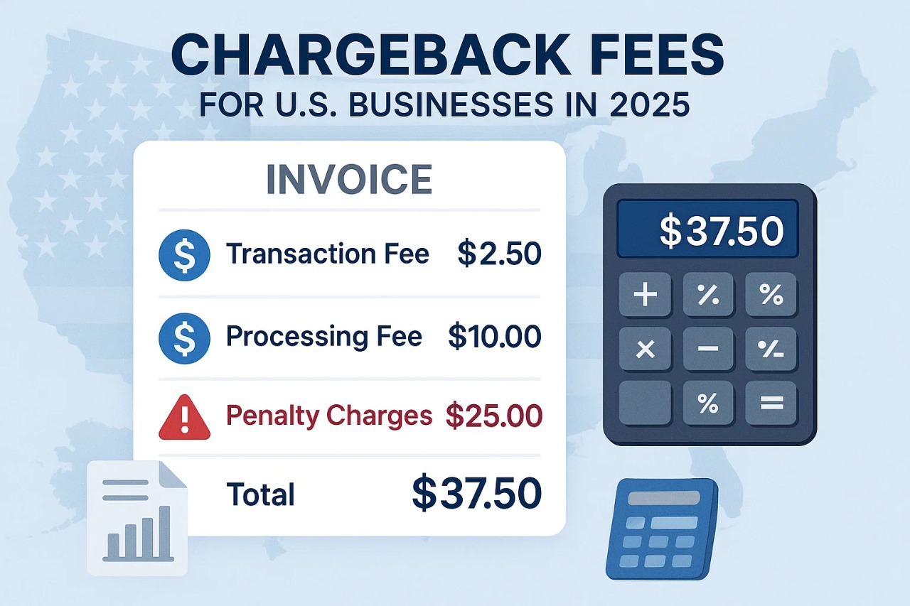 U.S. business owner reviewing 2025 chargeback fees and cost-saving strategies