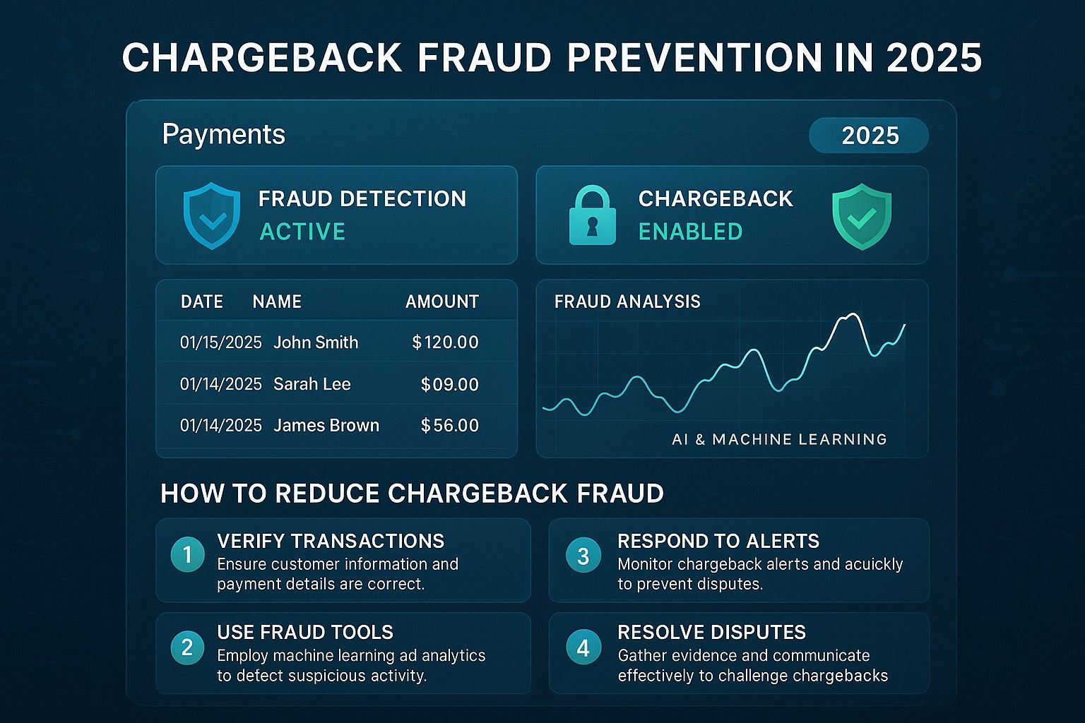 Chargeback fraud protection tools