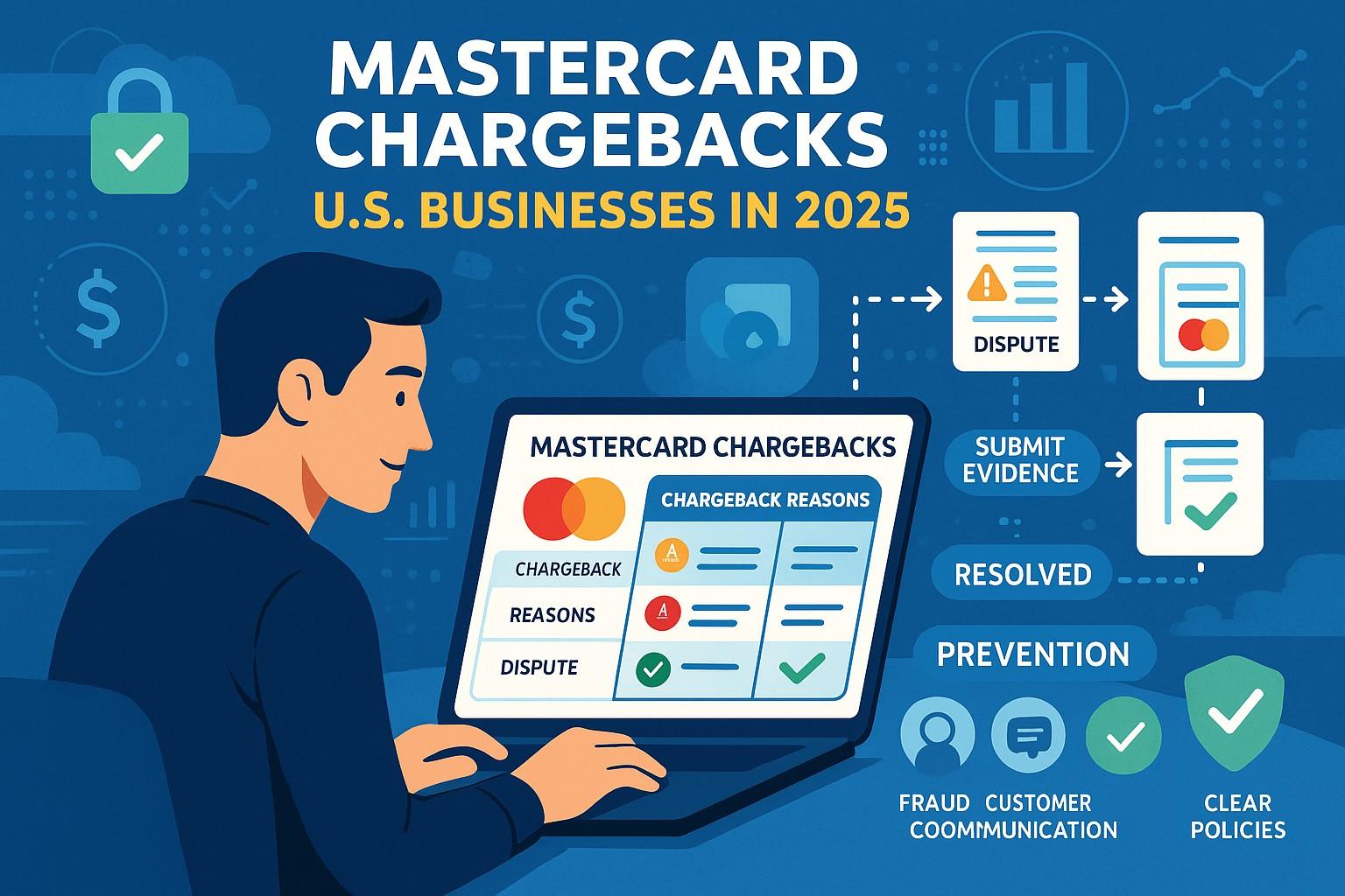 Mastercard chargeback flowchart 2025