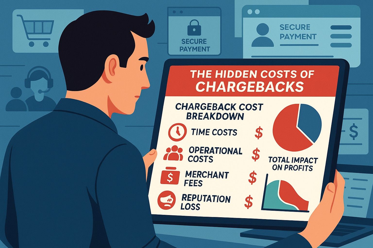 Hidden costs of chargebacks impacting revenue