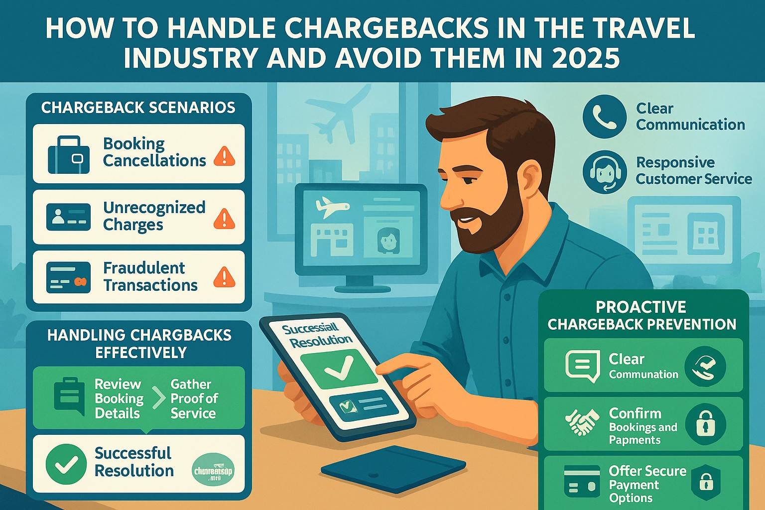 Travel booking chargeback prevention tips 2025