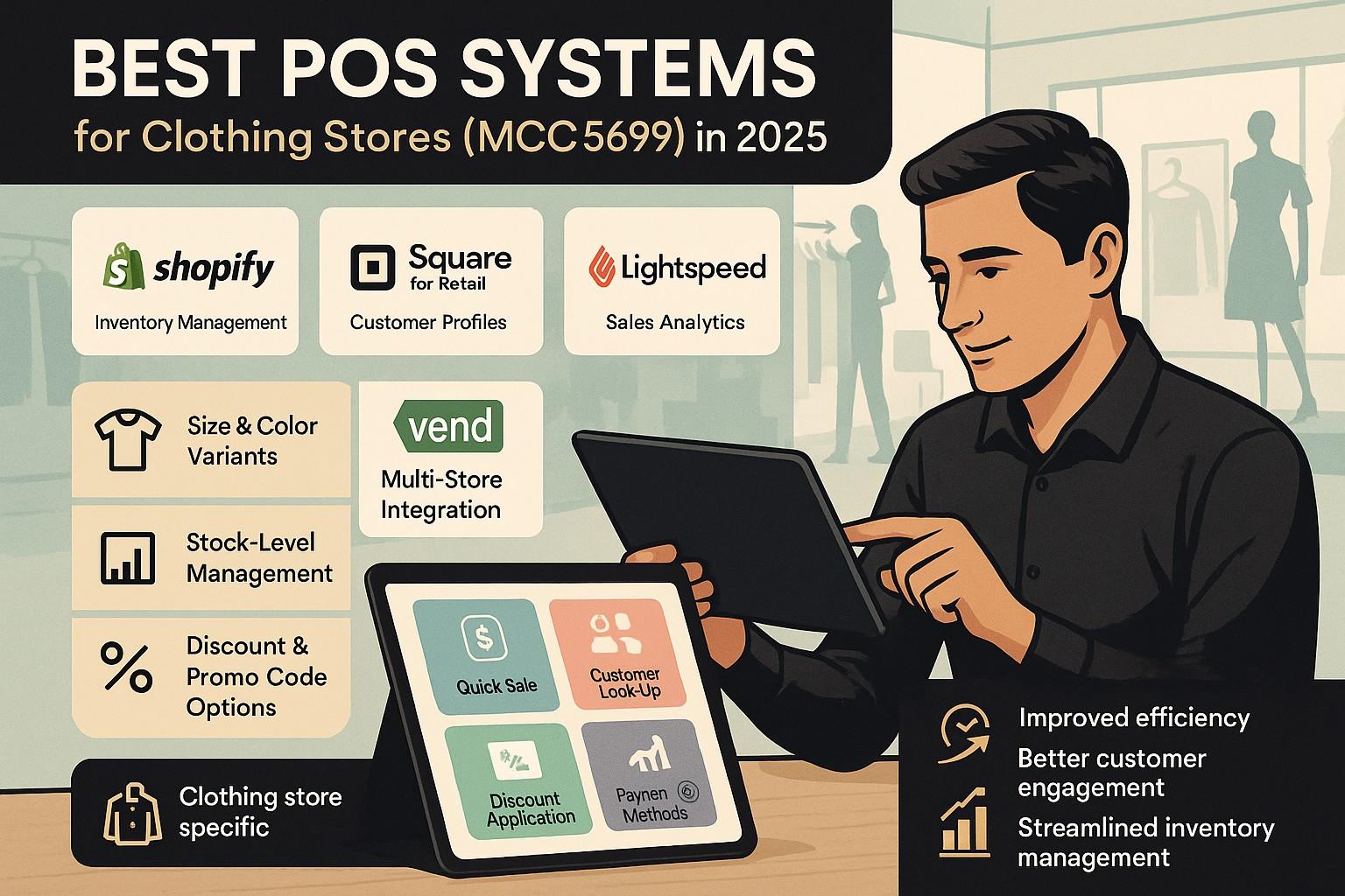 POS system for clothing stores 2025