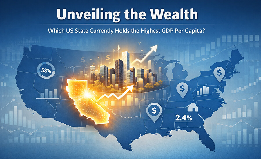 Unveiling the Wealth: Which US State Currently Holds the Highest GDP Per Capita?