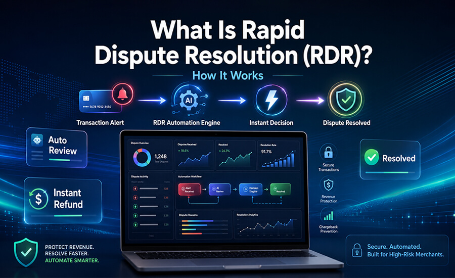 RDR chargeback process, Rapid dispute resolution Visa,